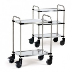 Chariot Inox 2 plateaux
